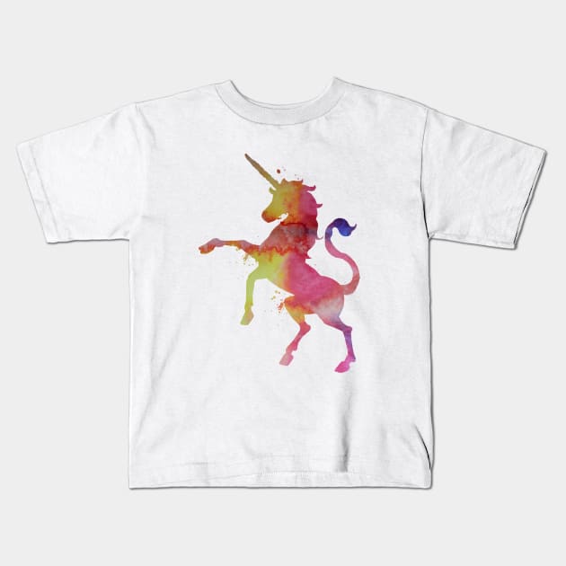 Unicorn Kids T-Shirt by TheJollyMarten